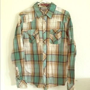 Jach’s Mens Button Down Long Sleeve Shirt Size XL